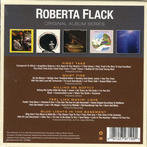 Roberta Flack : Original Album Series (CD, Album, RE + CD, Album, RE + CD, Album, RE + CD)