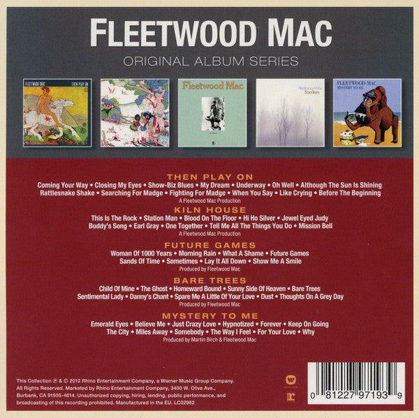 Fleetwood Mac : Original Album Series (Box, Comp, Car + CD, Album, RE, Min + CD, Album, R)