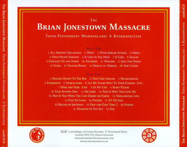The Brian Jonestown Massacre : Tepid Peppermint Wonderland: A Retrospective (2xCD, Comp, RE)