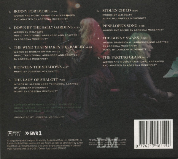 Loreena McKennitt : Troubadours On The Rhine (A Trio Performance) (CD, Album, Dig)