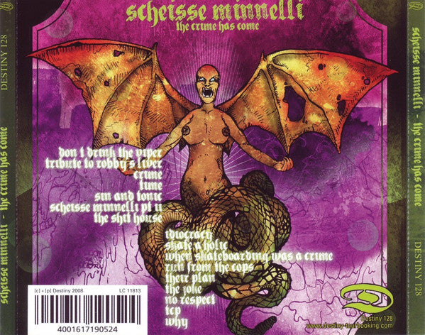 Scheisse Minnelli : The Crime Has Come (CD, Album)