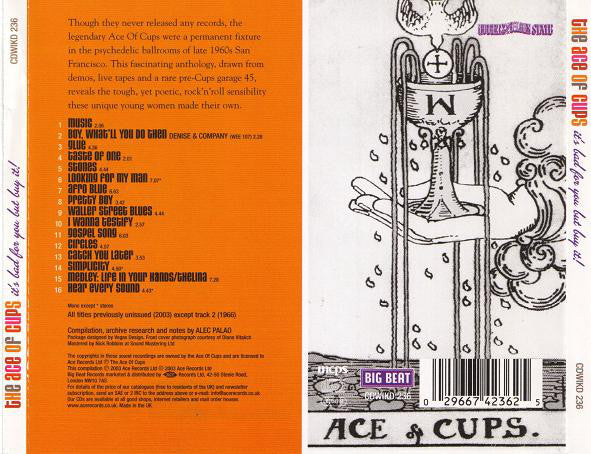 Ace Of Cups : It's Bad For You But Buy It! (CD, Comp)