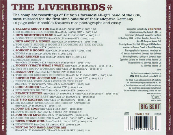 The Liverbirds : From Merseyside To Hamburg (The Complete Star-Club Recordings) (CD, Comp)