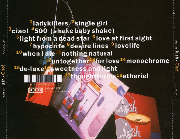Lush : Ciao! Best Of Lush (CD, Comp, RM)