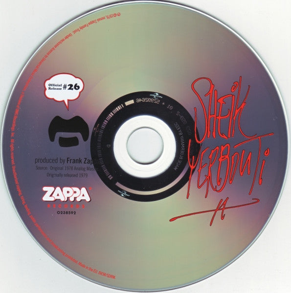 Frank Zappa : Sheik Yerbouti (CD, Album, RE, RM)