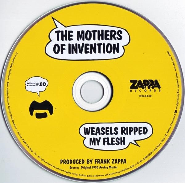 The Mothers : Weasels Ripped My Flesh (CD, Album, RE, RM)