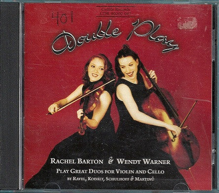 Rachel Barton Pine & Wendy Warner, Maurice Ravel, Zoltán Kodály, Erwin Schulhoff & Bohuslav Martinů : Double Play: Twentieth Century Duos For Violin & Cello (CD, Album)