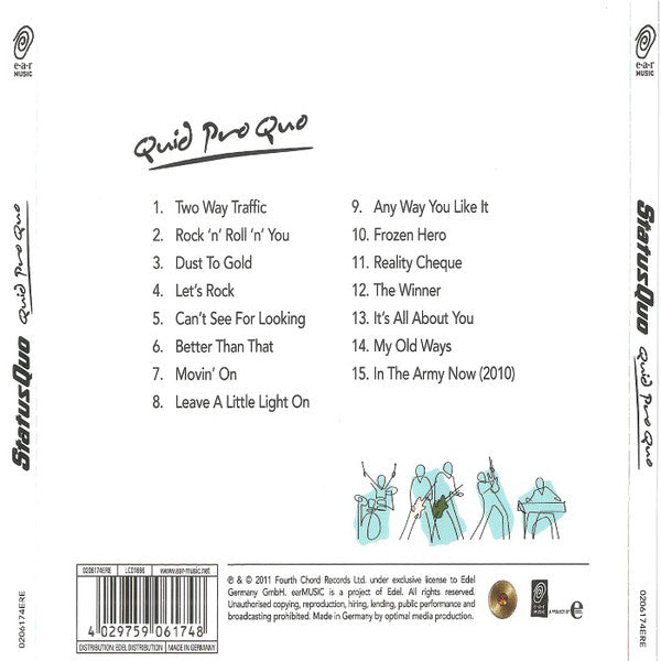 Status Quo : Quid Pro Quo (CD, Album)
