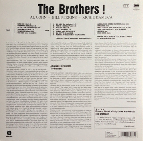 Al Cohn, Bill Perkins, Richie Kamuca : The Brothers ! (LP, Album, Ltd, RE, RM, 180)