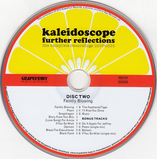 Kaleidoscope (2) : Further Reflections - The Complete Recordings 1967-1969 (2xCD, Comp, Mono)