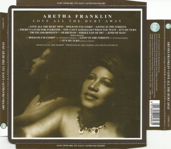 Aretha Franklin : Love All The Hurt Away (CD, Album, RE, RM)