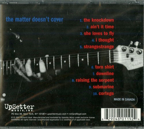 Richard Lloyd : The Cover Doesn't Matter (CD, Album)