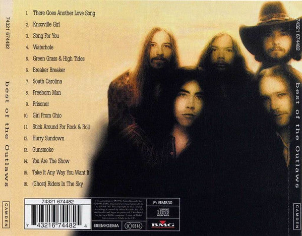 Outlaws : Green Grass & High Tides - Best Of (CD, Comp, RE, Son)