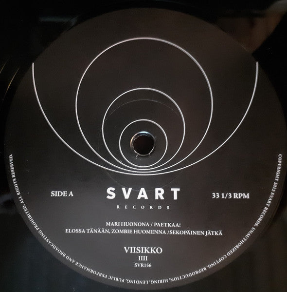 Viisikko : I I I I (LP, Album)