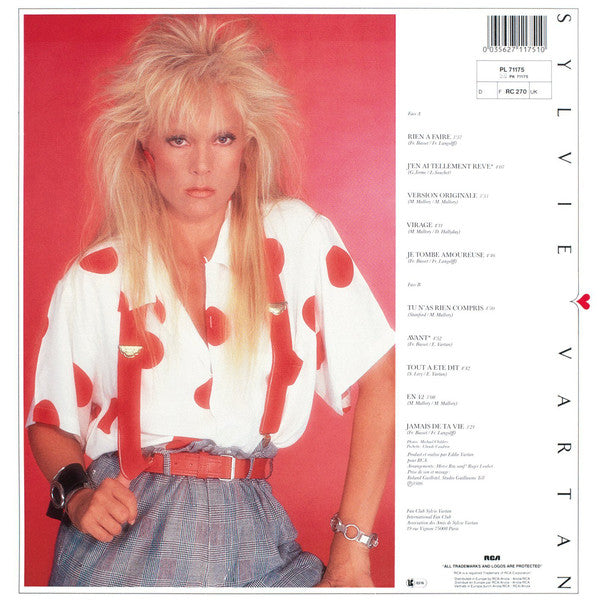 Sylvie Vartan : Virage (CD, Album, Ltd, RE, RM, Vin)