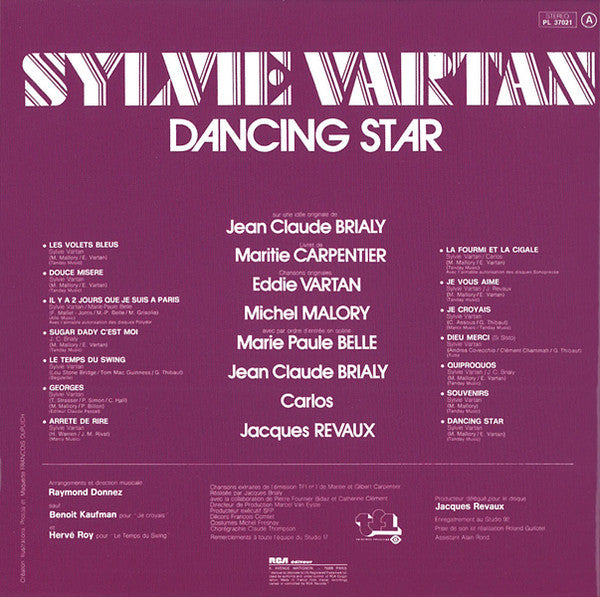Sylvie Vartan : Dancing Star (CD, Album, Ltd, RE, RM)
