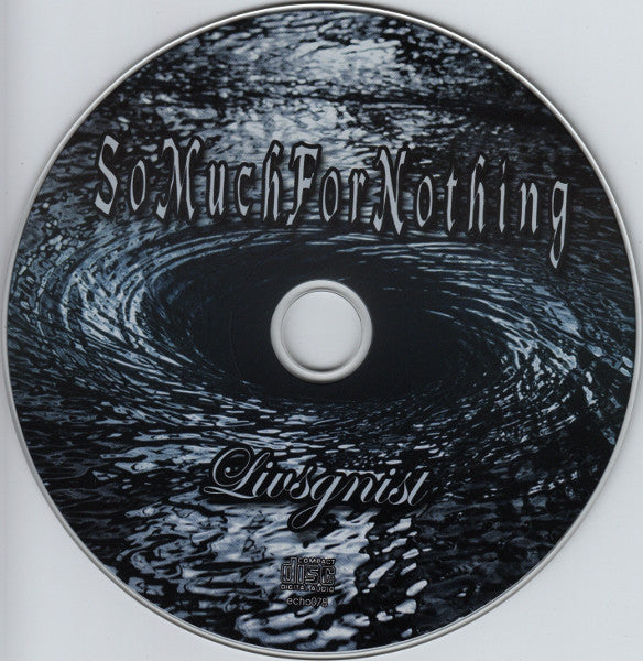 So Much For Nothing : Livsgnist  (CD, Album)