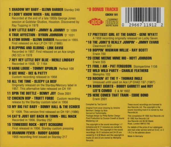 Various : Rockabilly Shakeout (CD, Comp)