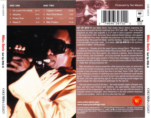Miles Davis : Get Up With It (2xCD, Album, RE, RM)