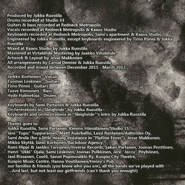Carnal Demise : Carnal Demise (CD, Album)