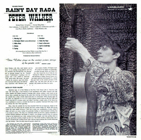 Peter Walker (4) : Rainy Day Raga (CD, Album, RE)