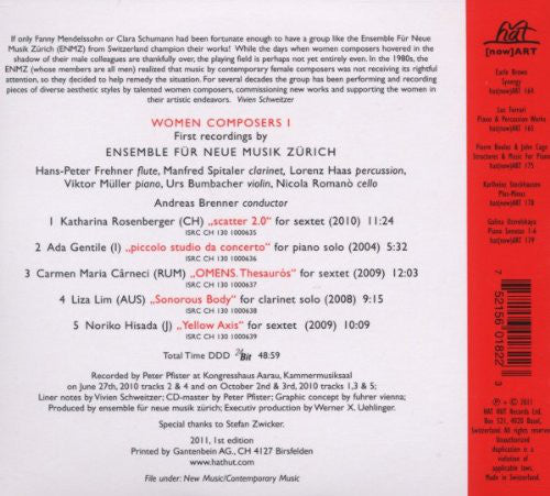ensemble für neue musik zürich : Women Composers I (CD, Album)