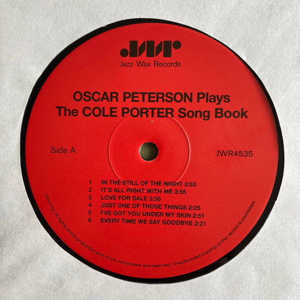 Oscar Peterson : Oscar Peterson Plays The Cole Porter Song Book (LP, Album, RE, 180)