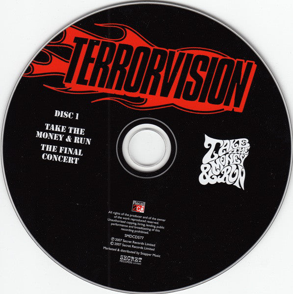 Terrorvision : Take The Money & Run - The Final Concert (2xCD, Album)