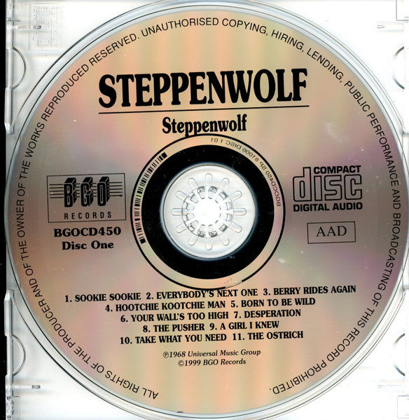 Steppenwolf : Steppenwolf / Steppenwolf The Second (2xCD, Album, Comp, RE, RM, Lyn)