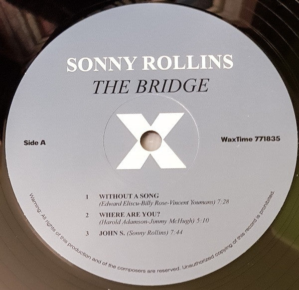 Sonny Rollins : The Bridge (LP, Album, Ltd, RE, RM, 180)