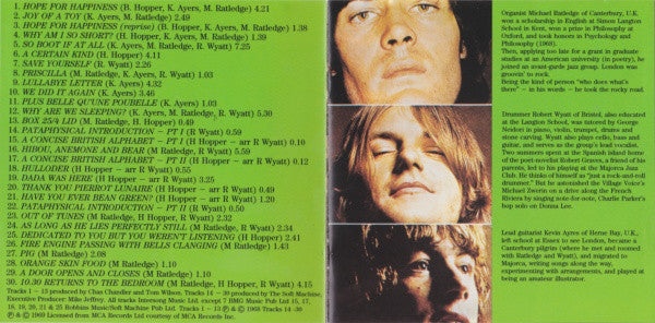 The Soft Machine* : Volumes One And Two (CD, Comp, RE, Son)