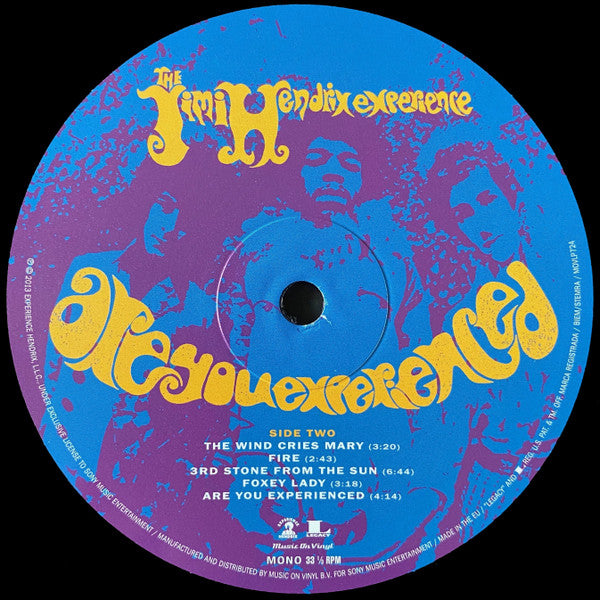 The Jimi Hendrix Experience : Are You Experienced (LP, Album, Mono, RE, RM, 180)
