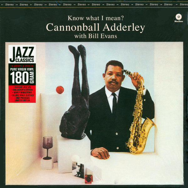 Cannonball Adderley With Bill Evans : Know What I Mean? (LP, Album, Ltd, RE, RM, 180)