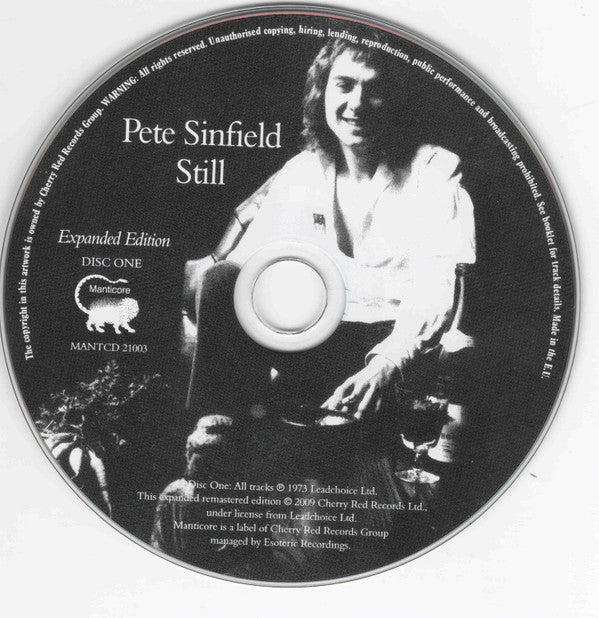 Peter Sinfield : Still (2xCD, Album, RE, RM)