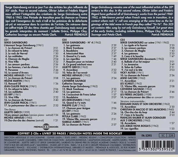 Serge Gainsbourg / Various : Intégrale Serge Gainsbourg Et Ses Interprètes Vol. 2 1960-1962 (3xCD, Comp)