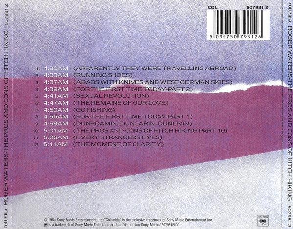 Roger Waters : The Pros And Cons Of Hitch Hiking (CD, Album, RE)