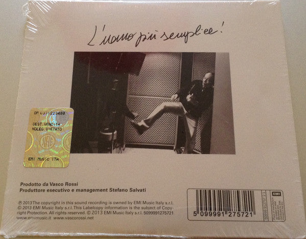 Vasco Rossi : L'Uomo Più Semplice (CD, Single)