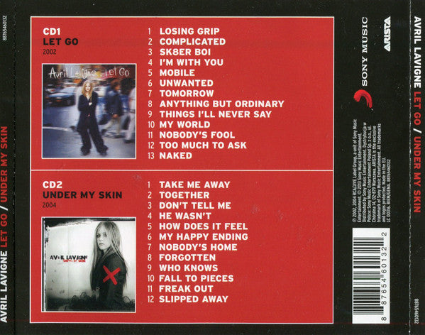 Avril Lavigne : Let Go / Under My Skin (CD, Album, RE + CD, Album, RE + Comp)