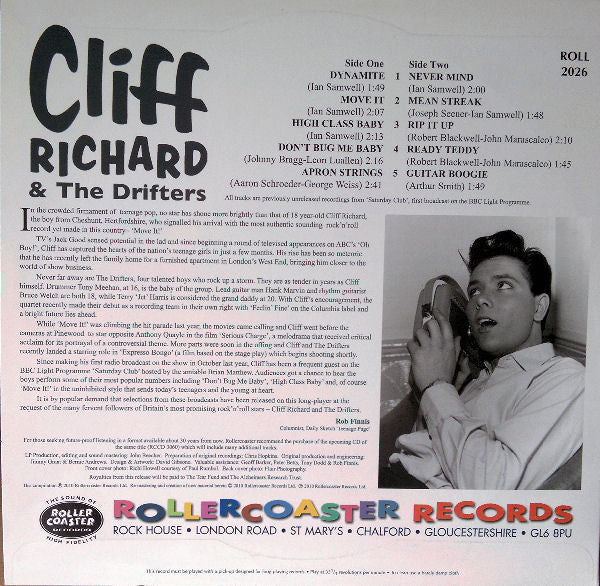 Cliff Richard & The Drifters : Let Me Tell You Baby...It's Called Rock 'N' Roll (10", Comp)