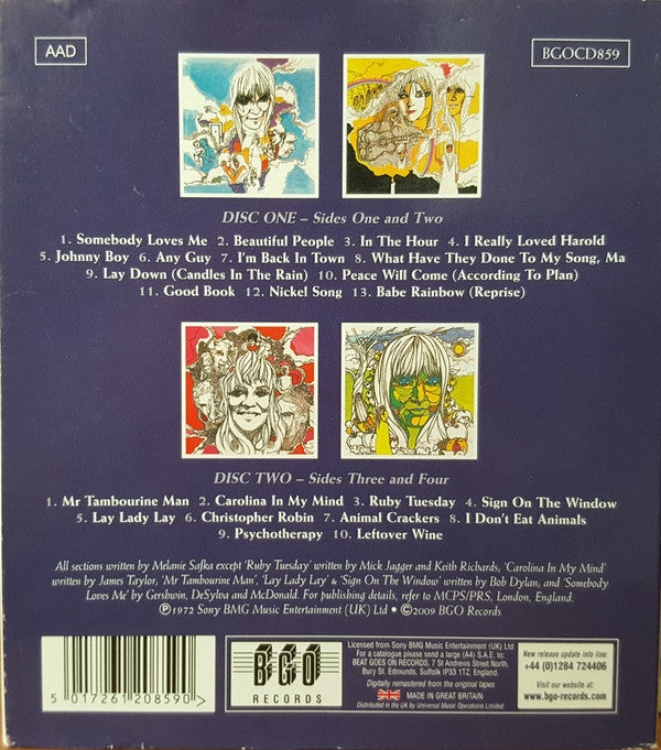 Melanie (2) : The Four Sides Of (2xCD, Comp, RE, RM, Sli)