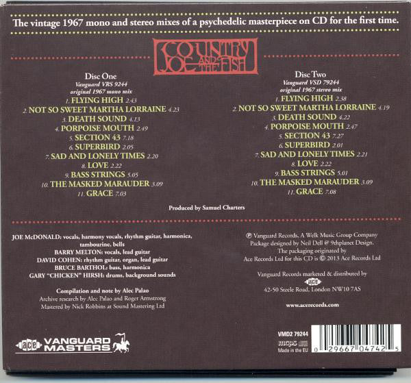 Country Joe & The Fish* : Electric Music For The Mind And Body (CD, Album, RE + CD, Album, Mono, RE)