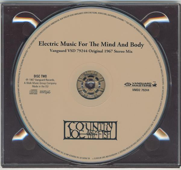 Country Joe & The Fish* : Electric Music For The Mind And Body (CD, Album, RE + CD, Album, Mono, RE)