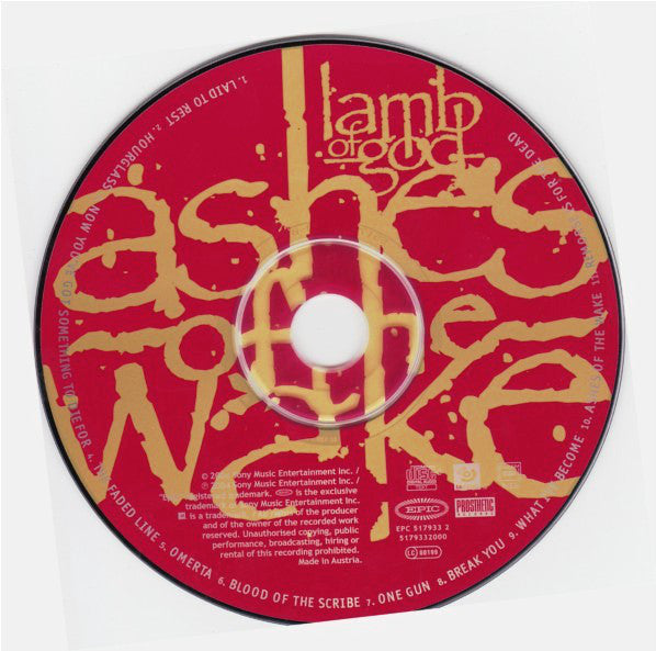 Lamb Of God : Ashes Of The Wake (CD, Album, Enh)
