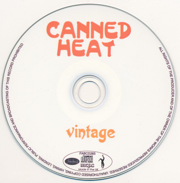 Canned Heat : Vintage (CDr)