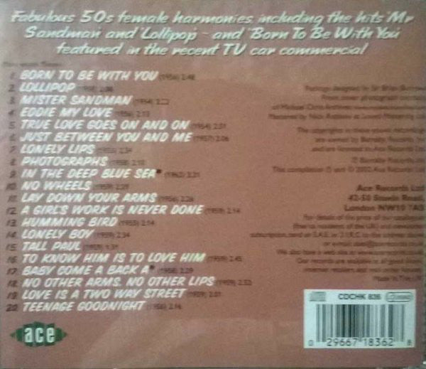 The Chordettes : Born To Be With You (CD, Comp)