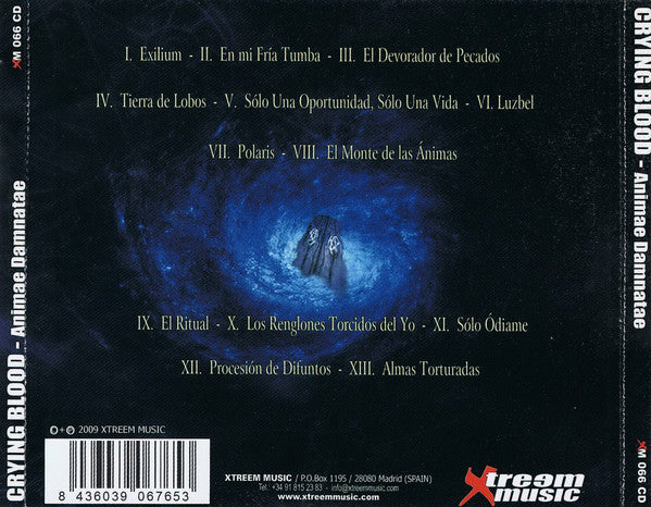 Crying Blood : Animae Damnatae (CD, Album)
