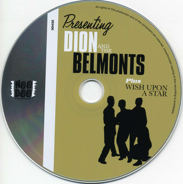Dion & The Belmonts : Presenting Dion And The Belmonts Plus Wish Upon A Star (CD, Comp)