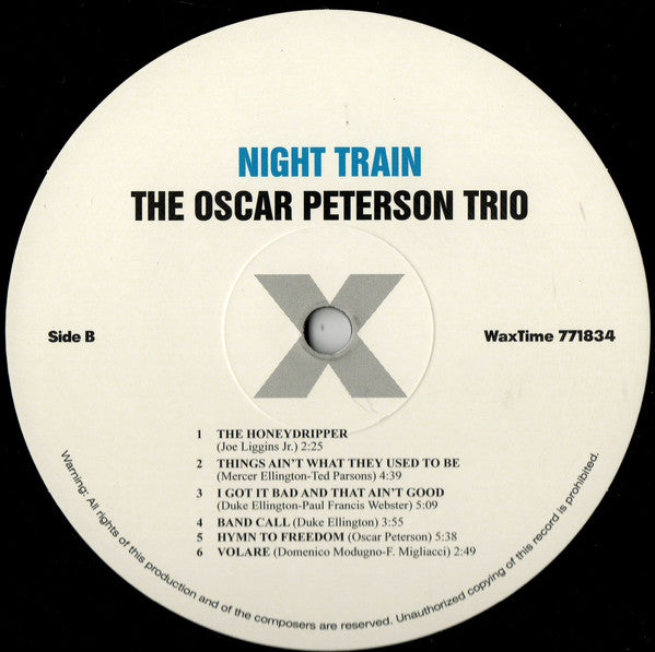 The Oscar Peterson Trio : Night Train (LP, Album, Ltd, RE, RM, 180)