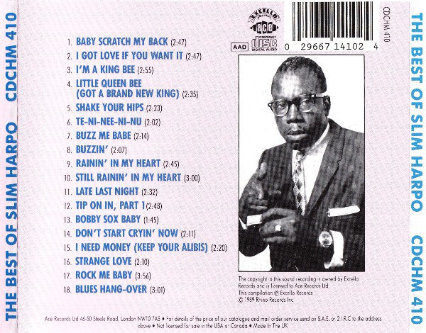 Slim Harpo : The Best Of Slim Harpo (CD, Comp)