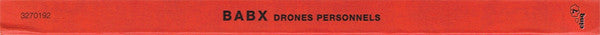 BABX : Drones Personnels (CD, Album)